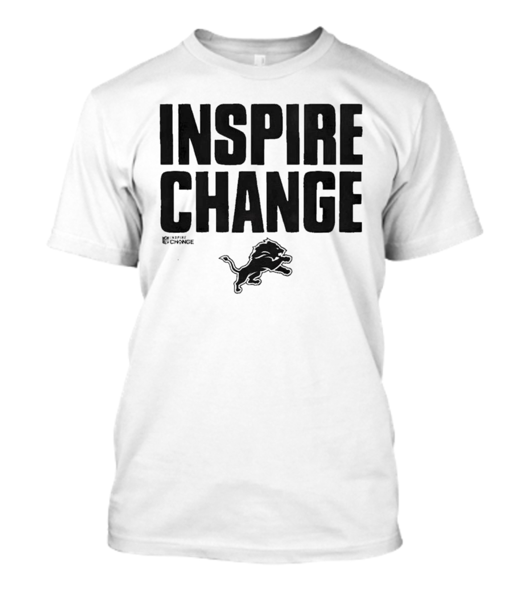 Detroit Lions 2024 Inspire Change Initiative NFL Team Movement T-Shirt