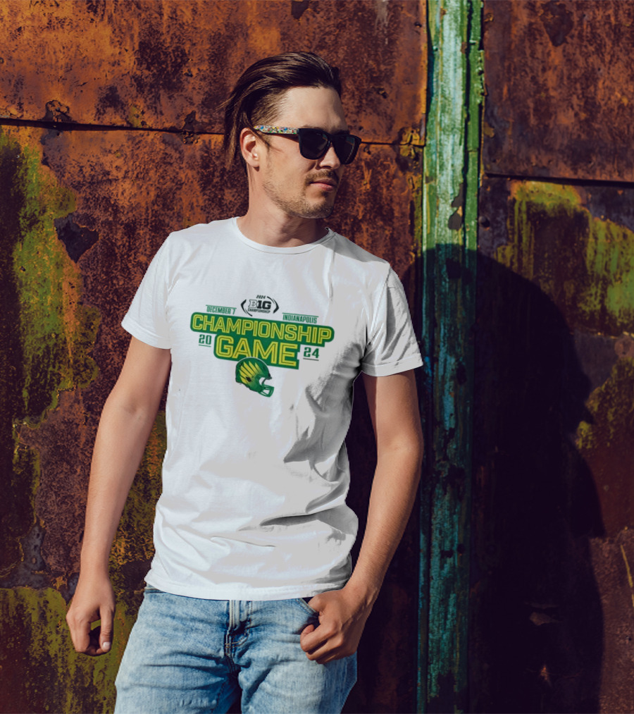 Oregon Ducks December 7 2024 Big Ten Championship Game Indianapolis T-Shirt