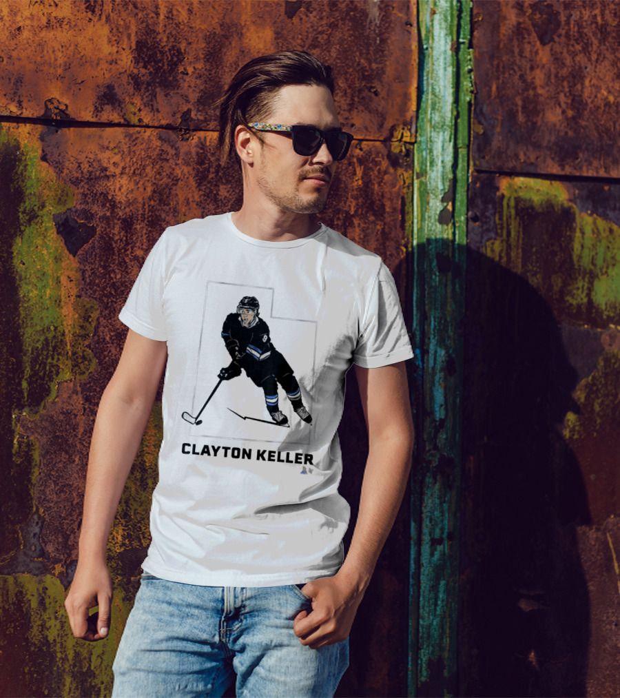Clayton Keller Hockey Star In State Outline T-Shirt