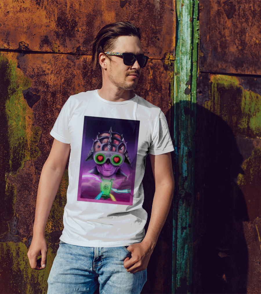 Coheed And Cambria The Father Of Make Believe New Album Visionary Techno Skull T-Shirt