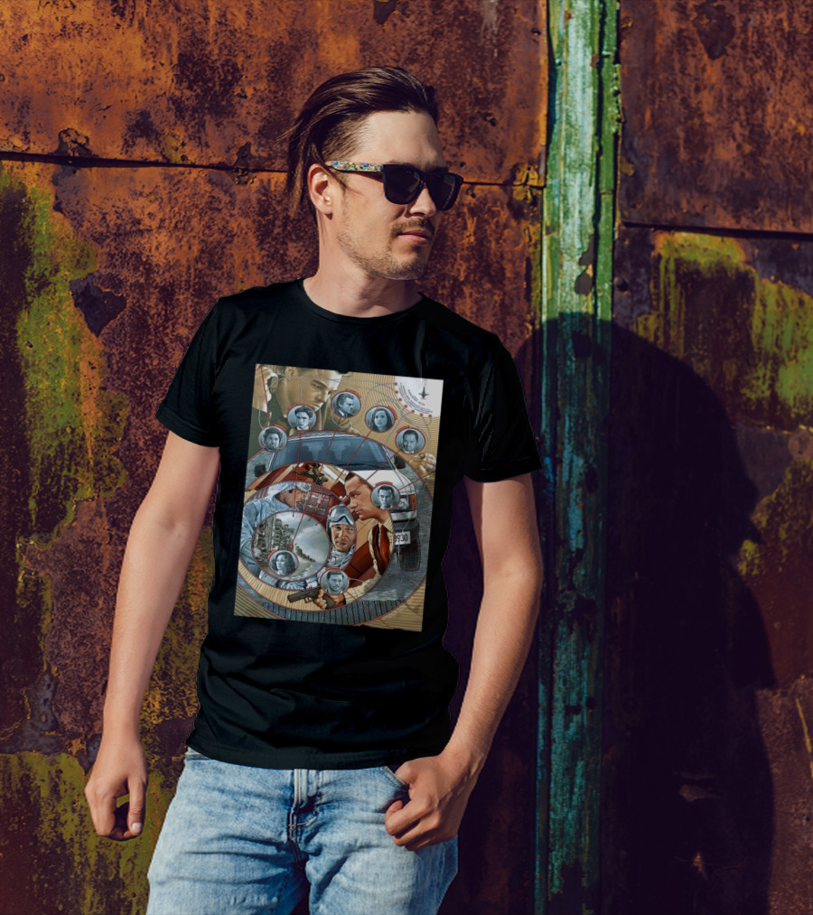 Inception Dream Level 2024 Christopher Nolan Design Film Poster Collage T-Shirt