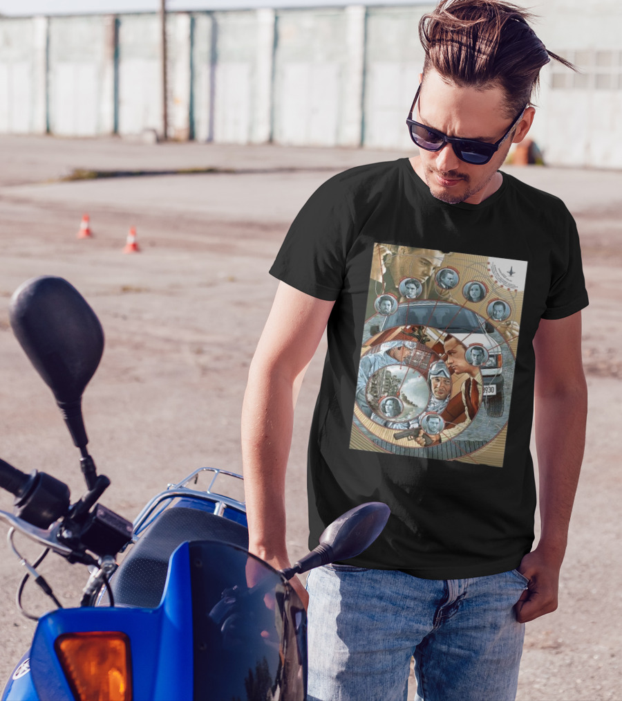 Inception Dream Level 2024 Christopher Nolan Design Film Poster Collage T-Shirt
