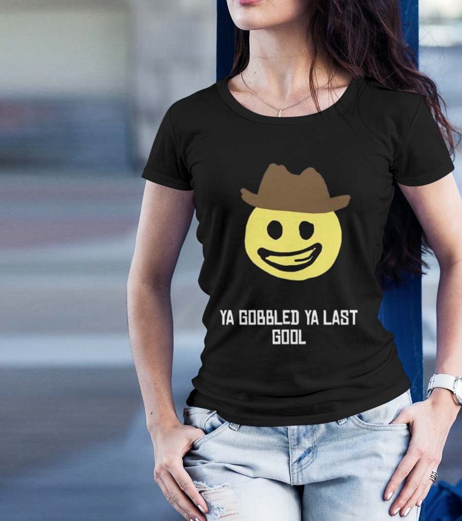 Jackbox Games Ya Gobbled Ya Last Gool Cowboy Emoji T-Shirt