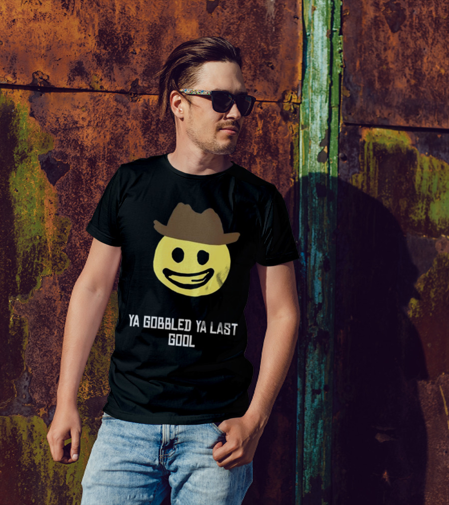 Jackbox Games Ya Gobbled Ya Last Gool Cowboy Emoji T-Shirt
