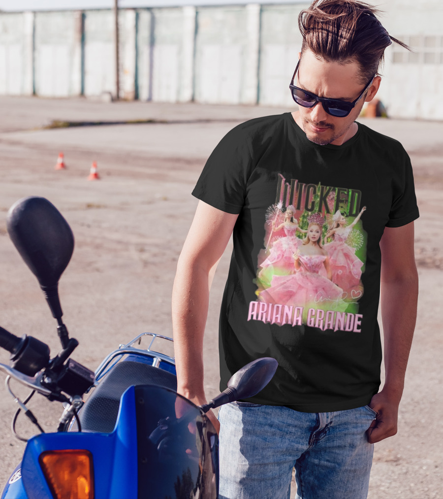 Wicked Ariana Grande Signature Pink Dress Trio T-Shirt