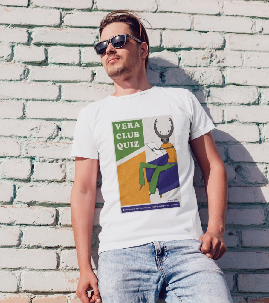 Vera Club Quiz December 19 2024 Oosterstraat 44 Groningen Vera In Groningen NL Senwyk Antler Figure Chair T-Shirt
