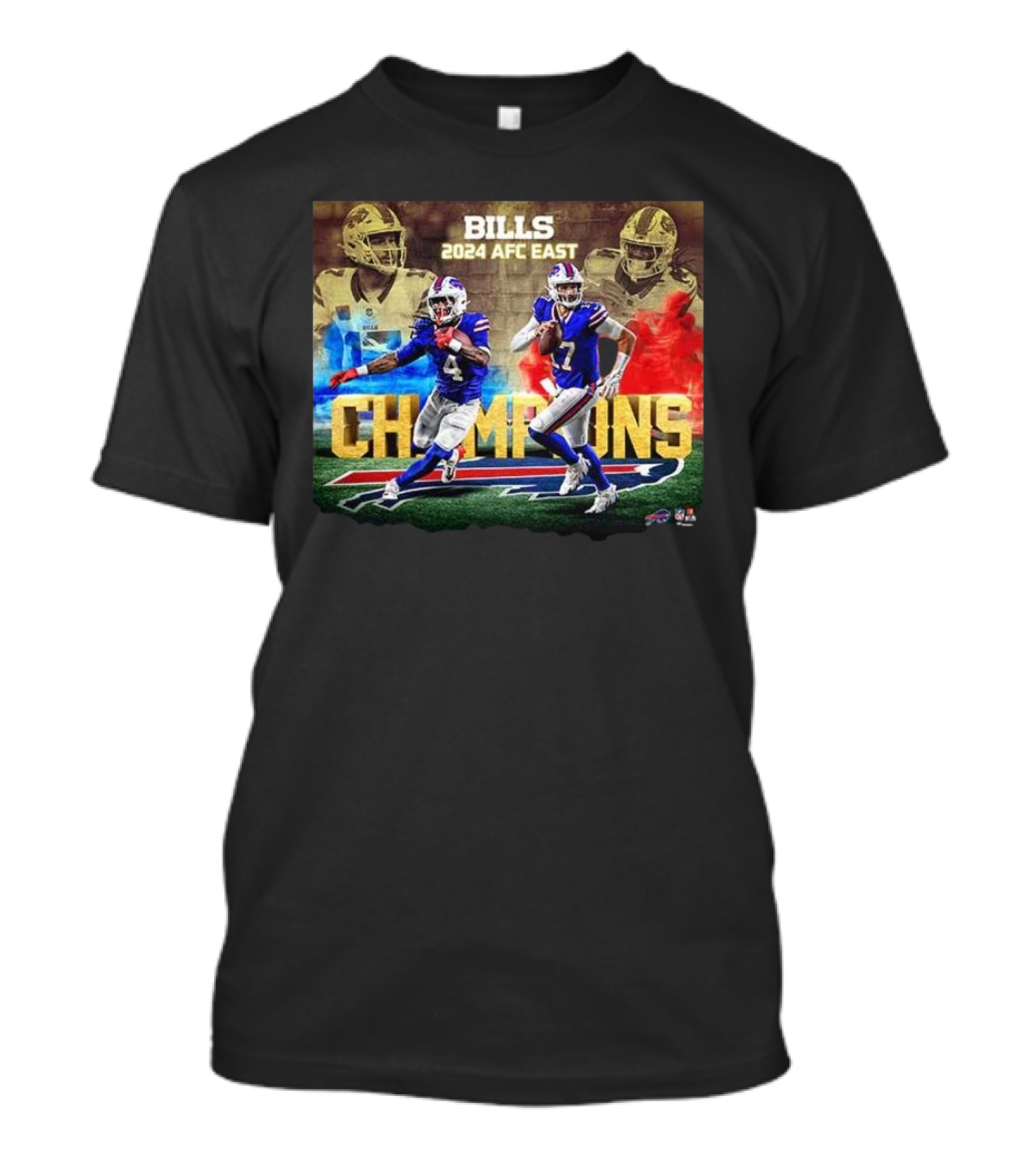 BILLS 2024 AFC EAST CHAMPIONS NFL PLAYOFFS T-Shirt