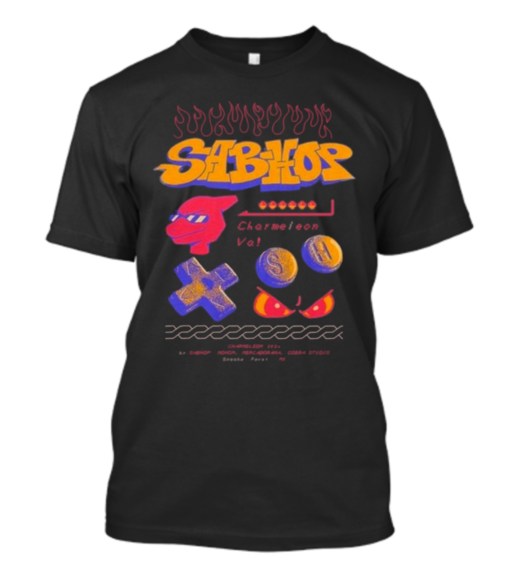 Flame Sab Hop Charmeleon Va Sabino 2024 Sneake Freak Cobra Studio T-Shirt