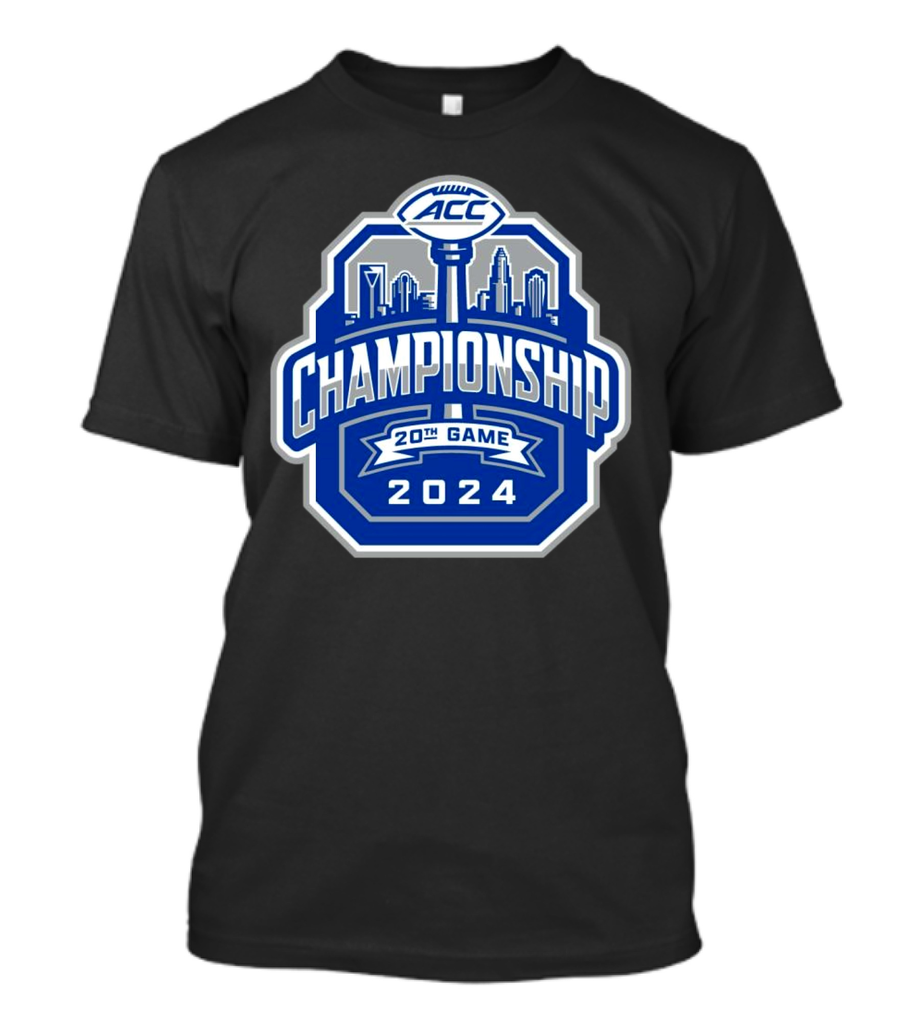 ACC Championship 20th Game 2024 Football Skyline T-Shirt