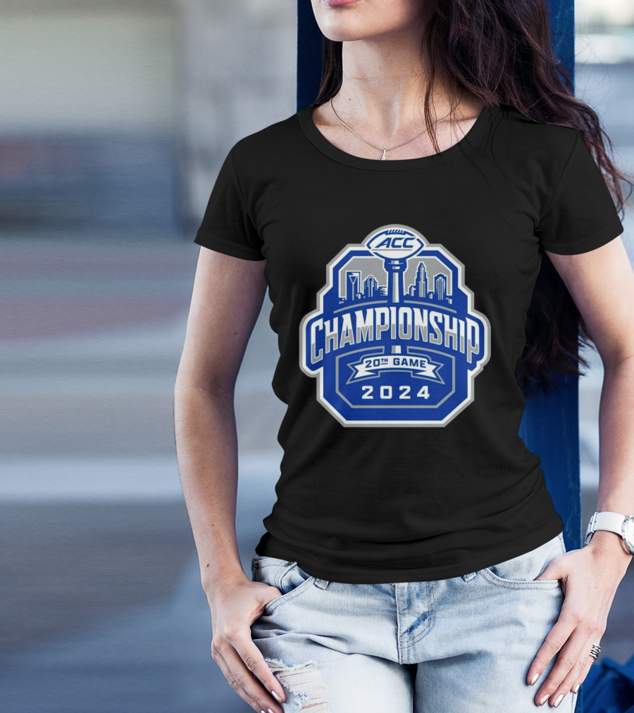 ACC Championship 20th Game 2024 Football Skyline T-Shirt