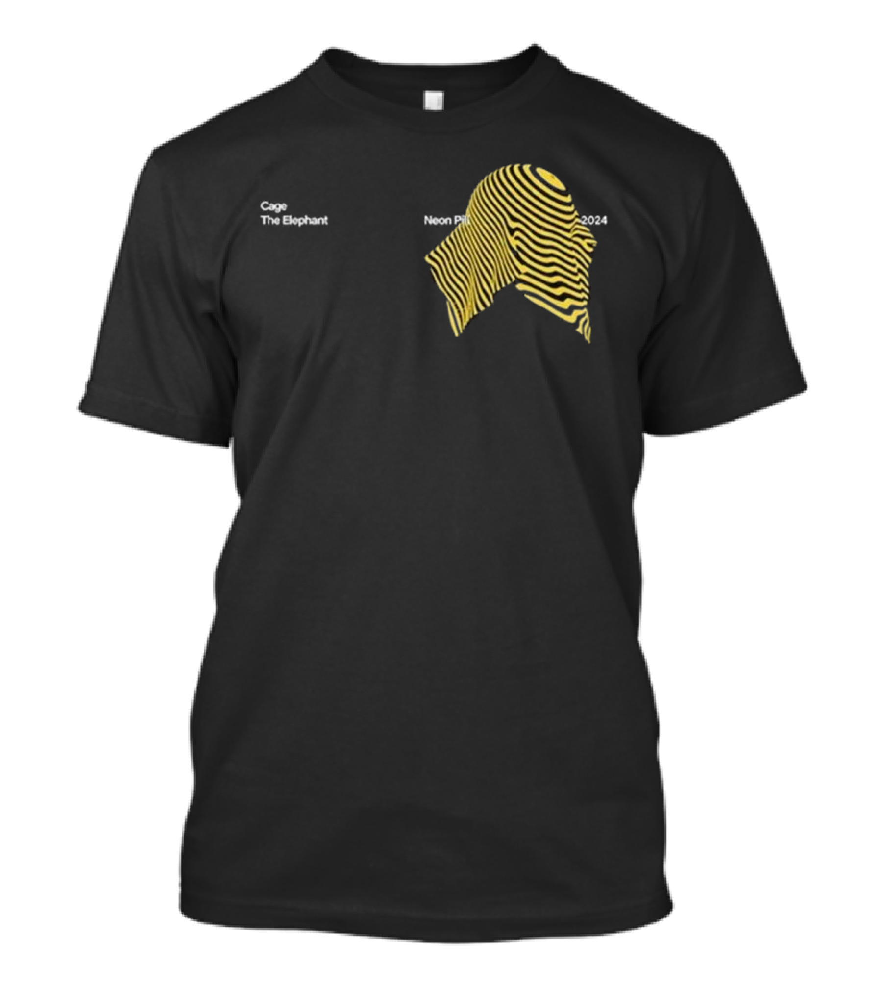 Cage The Elephant Neon Pattern T-Shirt