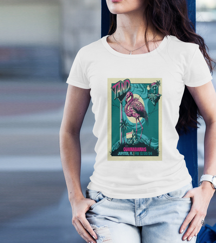 Tand Band Flamingo Guanabanas Jupiter FL December 20 T-Shirt