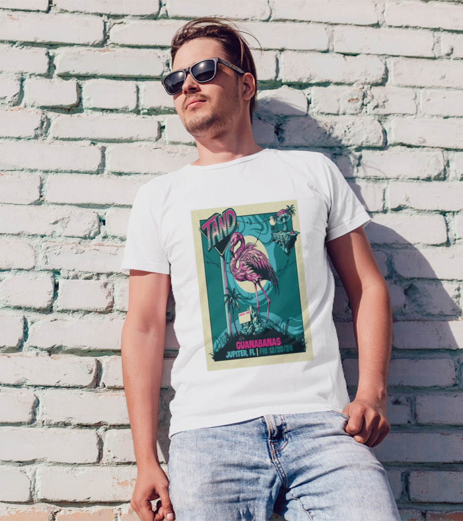 Tand Band Flamingo Guanabanas Jupiter FL December 20 T-Shirt