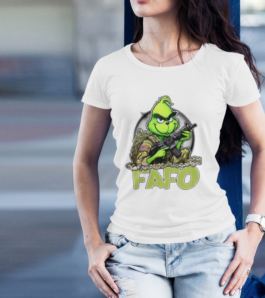 Grinch Fafo Military Christmas Special Edition T-Shirt