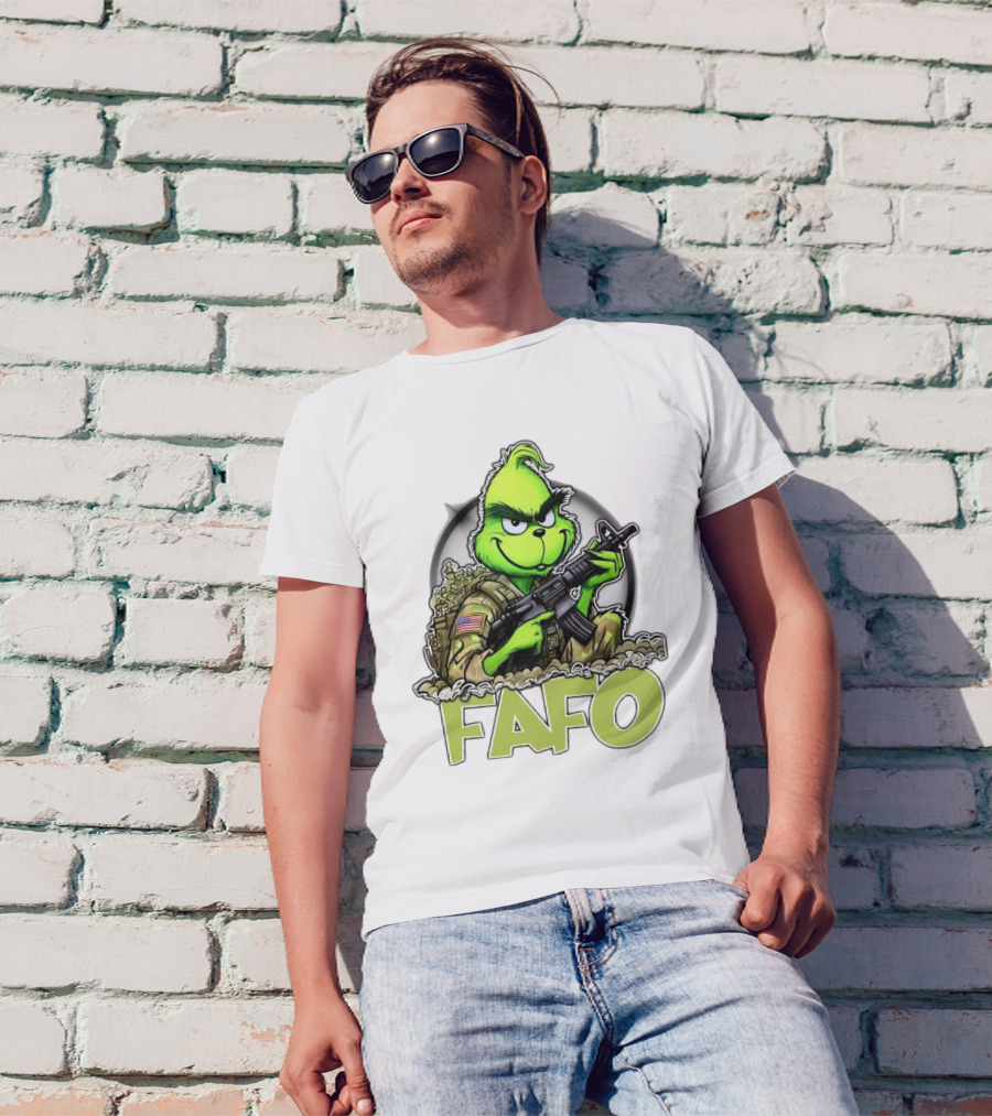 Grinch Fafo Military Christmas Special Edition T-Shirt