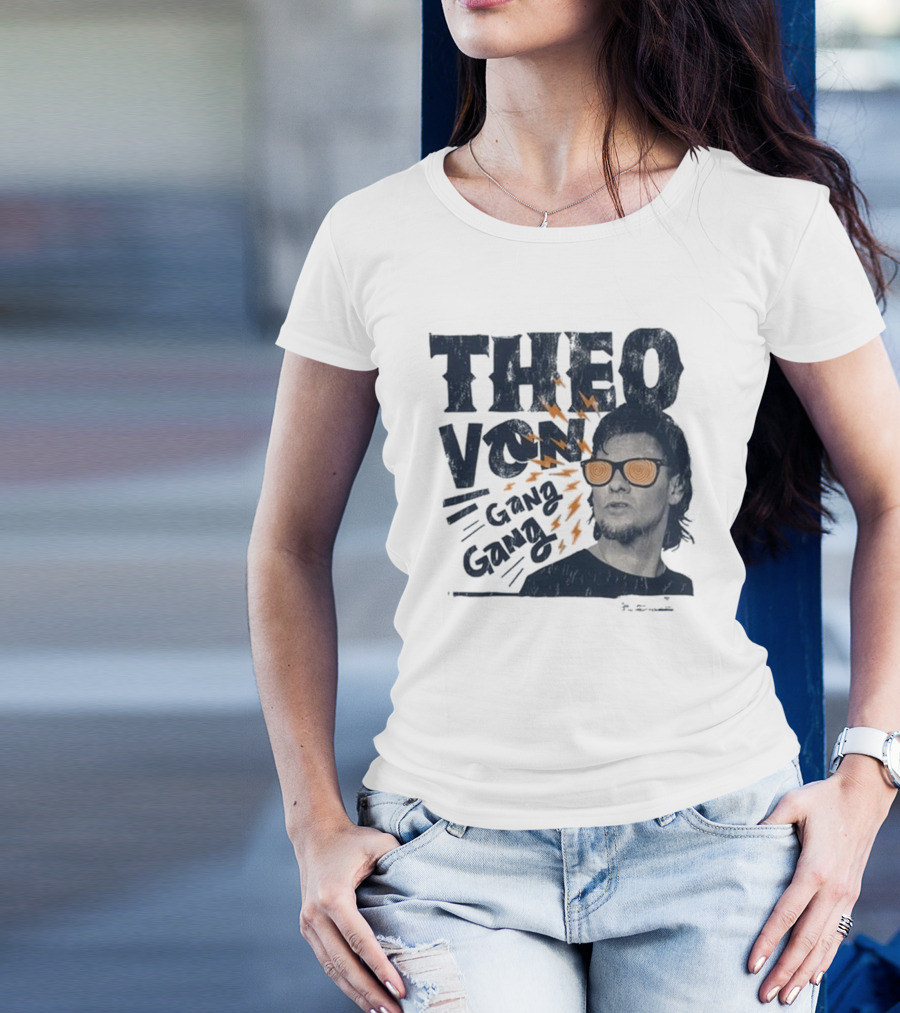 Theo Von Gang Gang Hypno Ivory Sunglasses T-Shirt