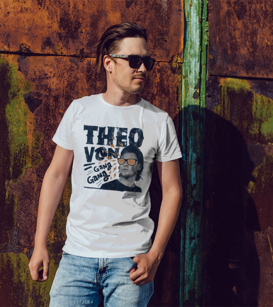 Theo Von Gang Gang Hypno Ivory Sunglasses T-Shirt