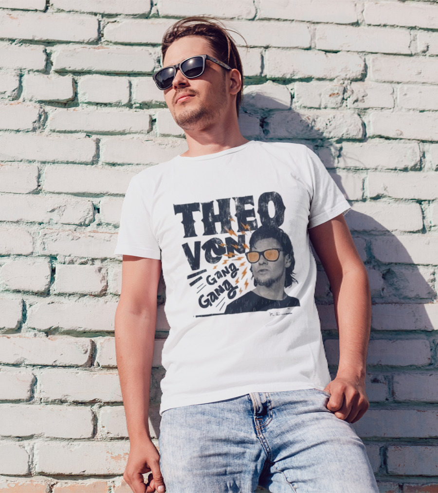 Theo Von Gang Gang Hypno Ivory Sunglasses T-Shirt
