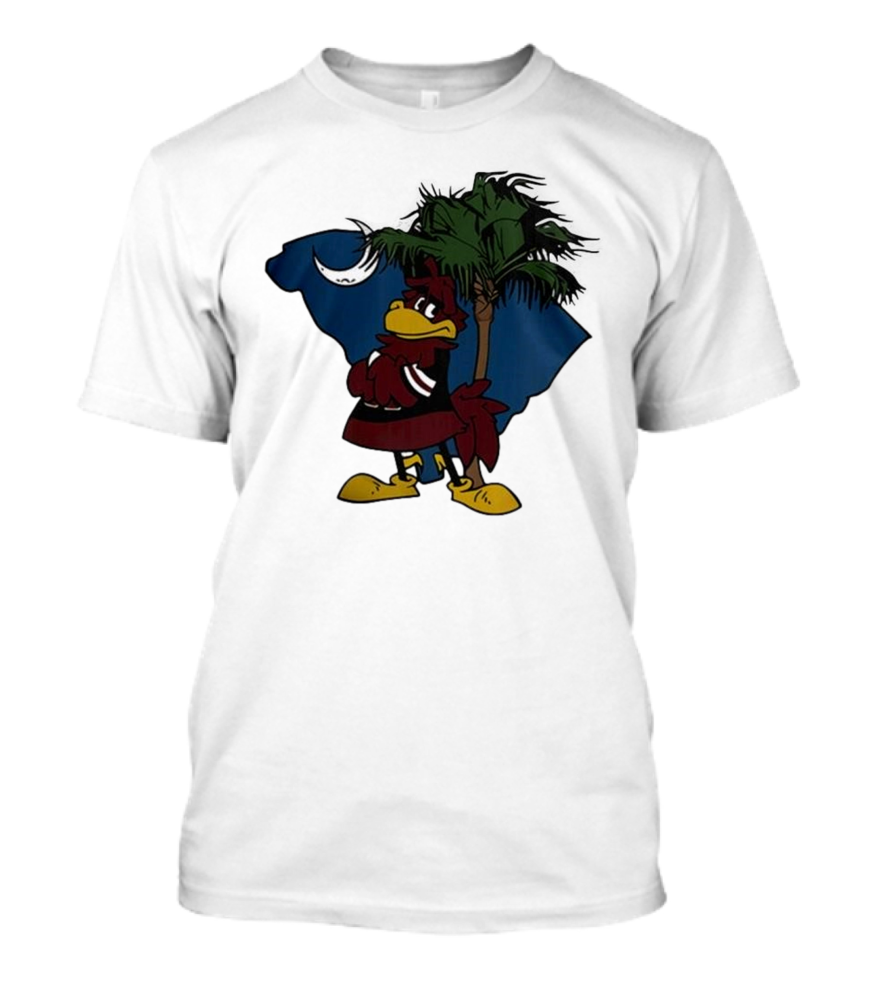 This Is Our State South Carolina Gamecocks Football 2024 Moon Palmetto T-Shirt