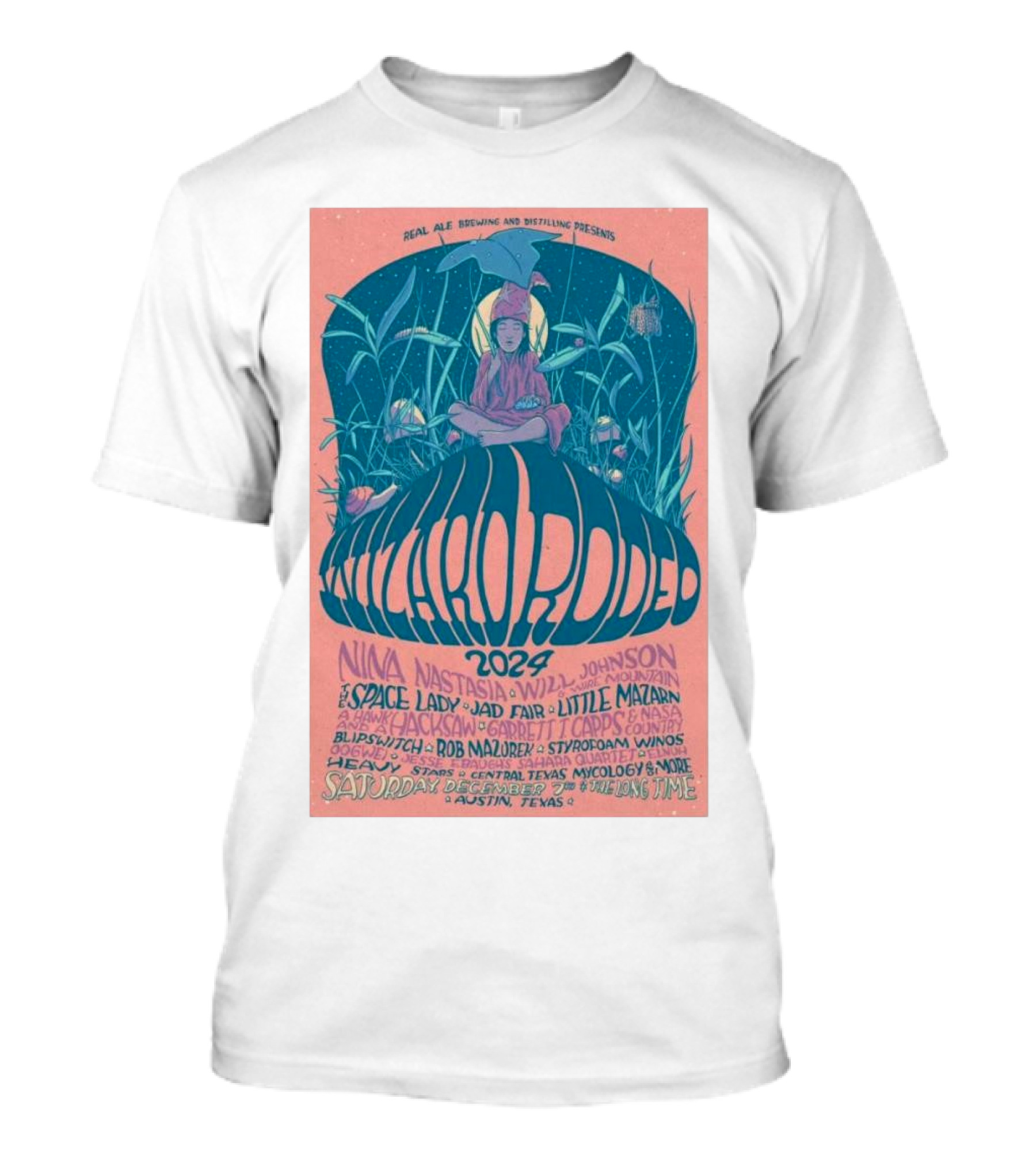 Real Ale Brewing Presents Wizard Rodeo 2024 Central Texas McGillicuddy Saturday December 7 Austin Texas T-Shirt