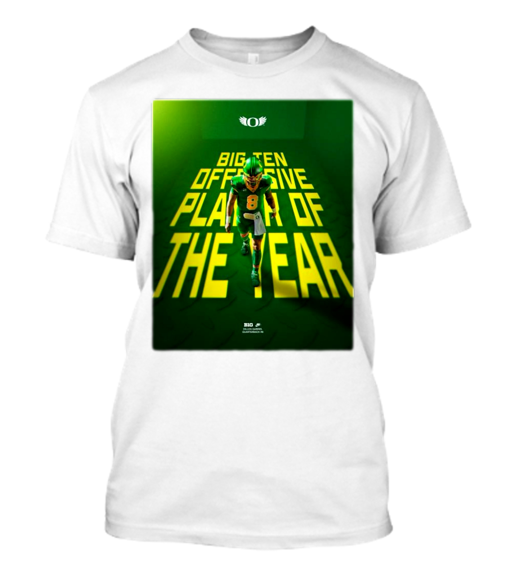 Oregon Ducks Big Ten Offensive Player Of The Year T-Shirt