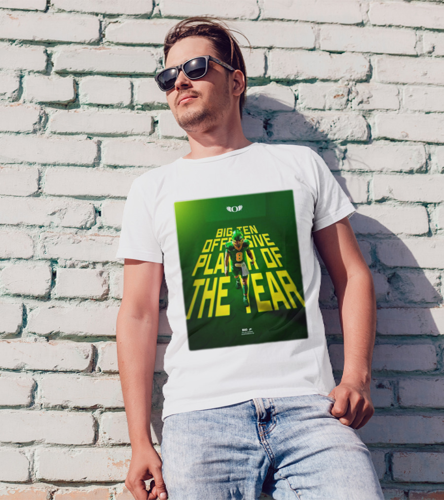 Oregon Ducks Big Ten Offensive Player Of The Year T-Shirt