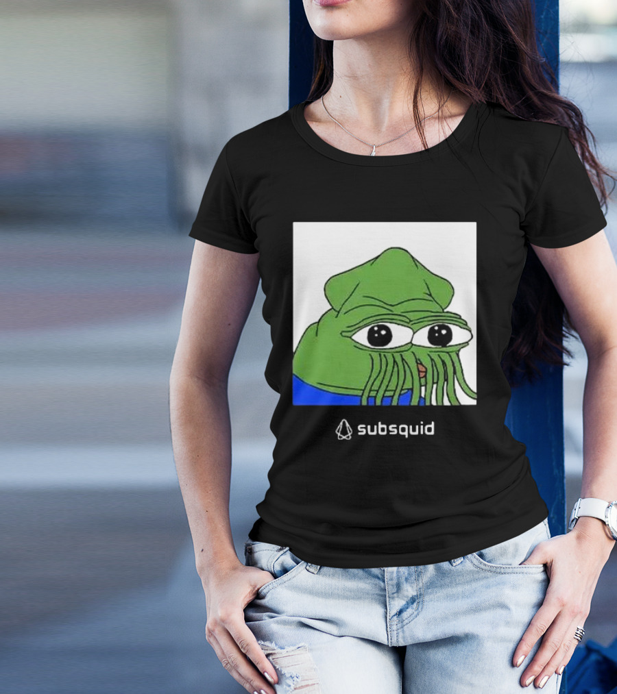 Dima Zhelezov Pepe The Frog Meme Subsquid T-Shirt