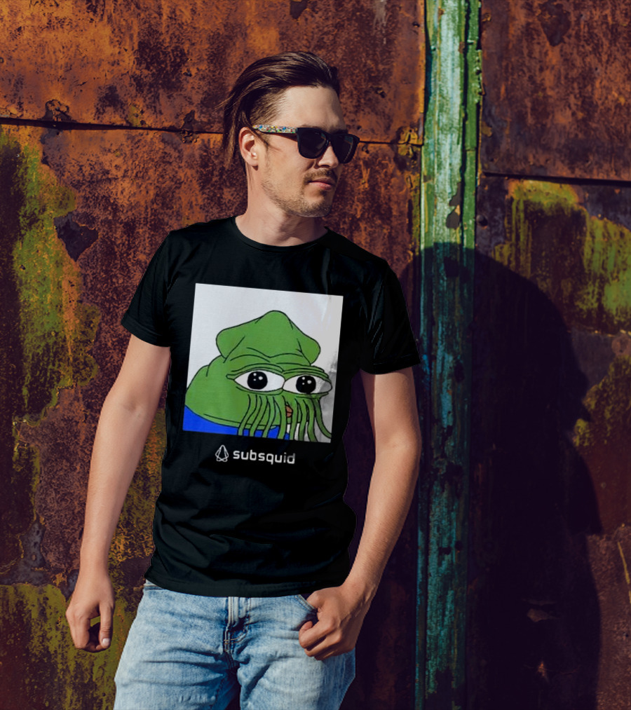 Dima Zhelezov Pepe The Frog Meme Subsquid T-Shirt