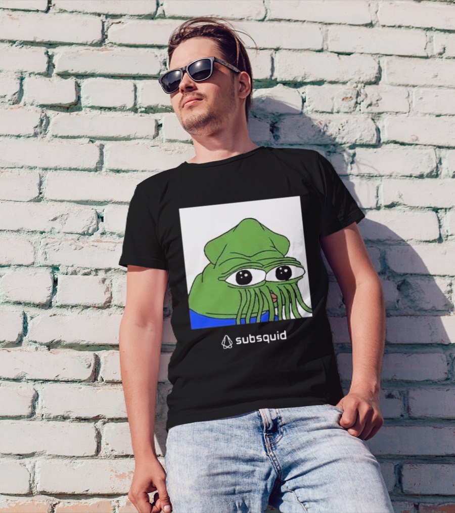 Dima Zhelezov Pepe The Frog Meme Subsquid T-Shirt