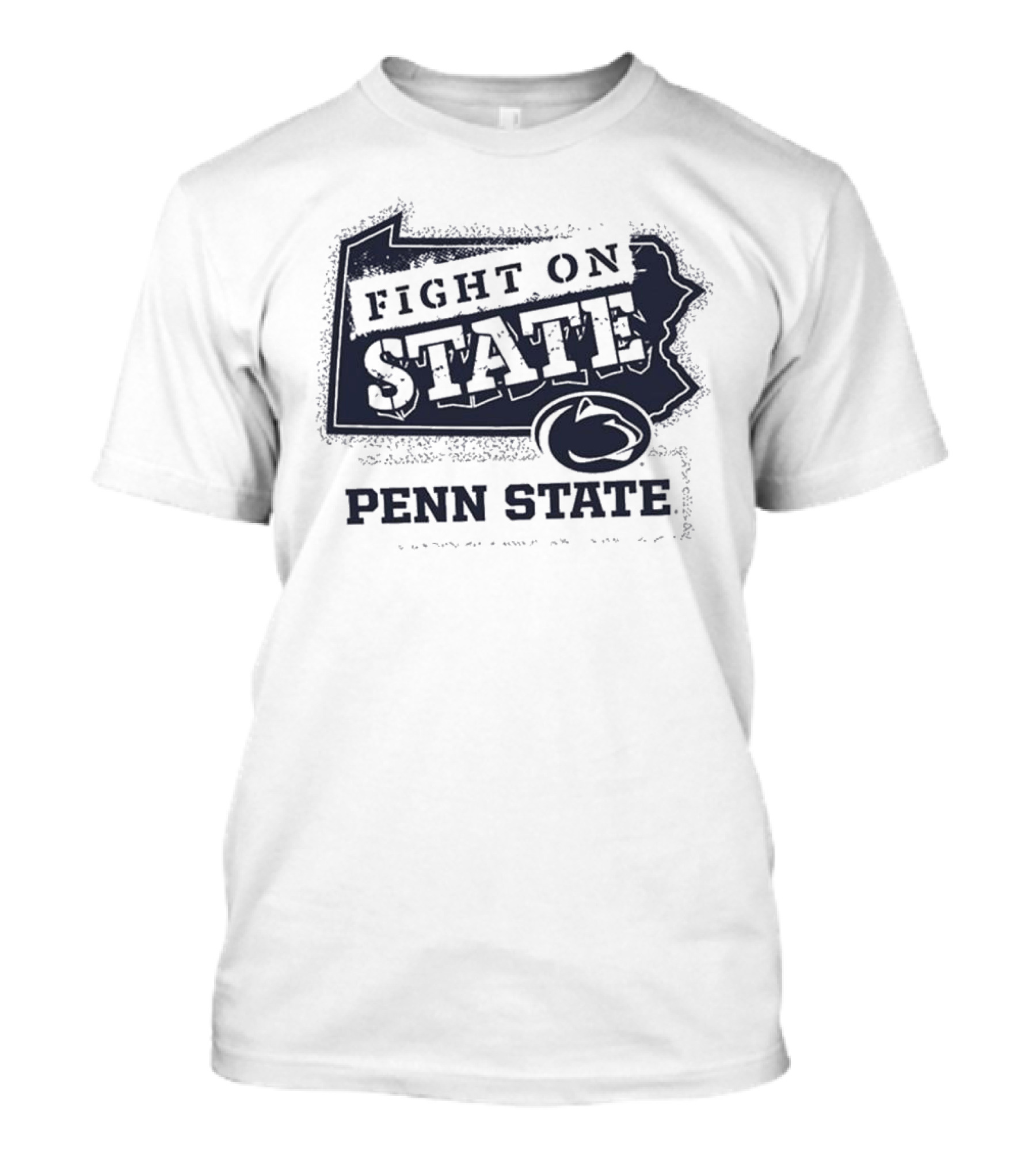 Penn State Nittany Lions Fight On State 2024 Pennsylvania Map T-Shirt