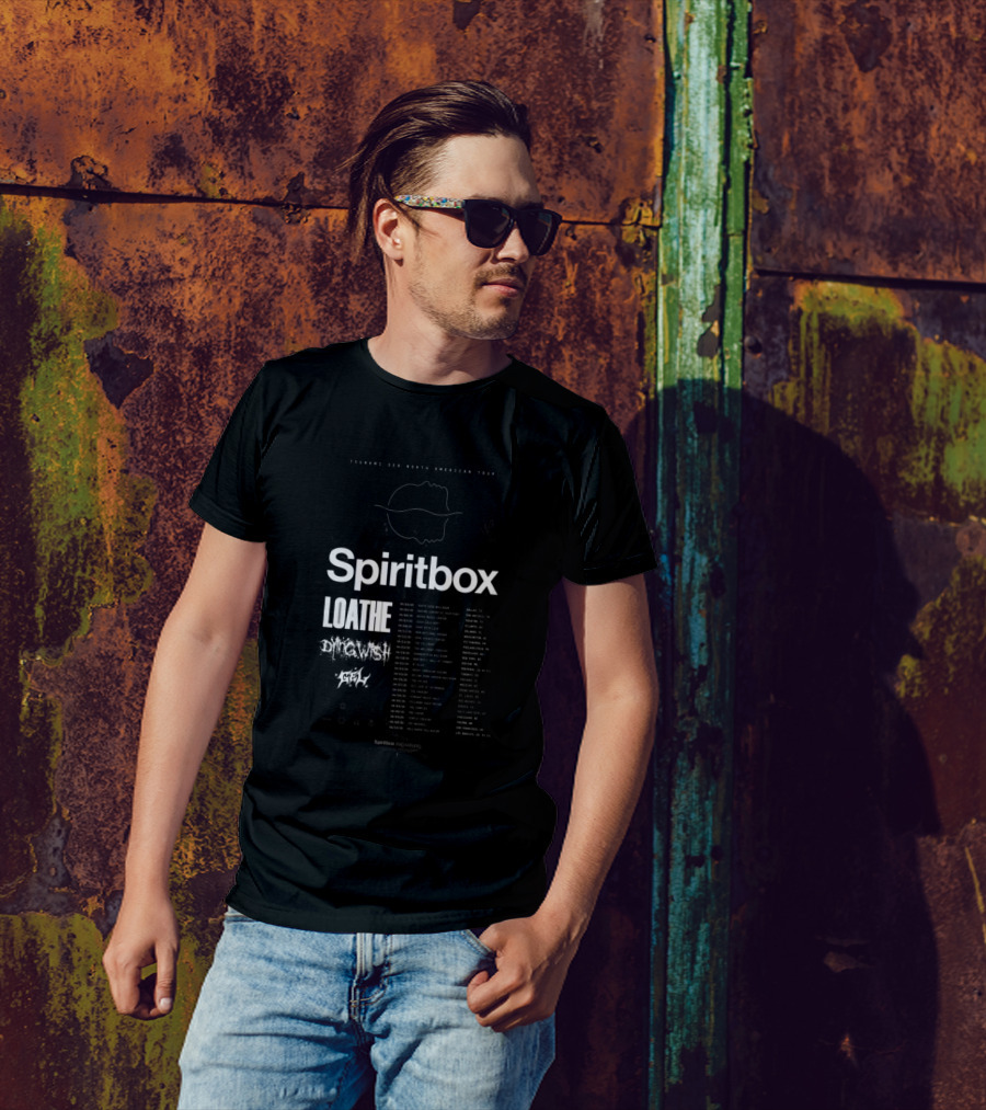 Spiritbox 2025 North American Tour Featuring Loathe And Dying Wish T-Shirt