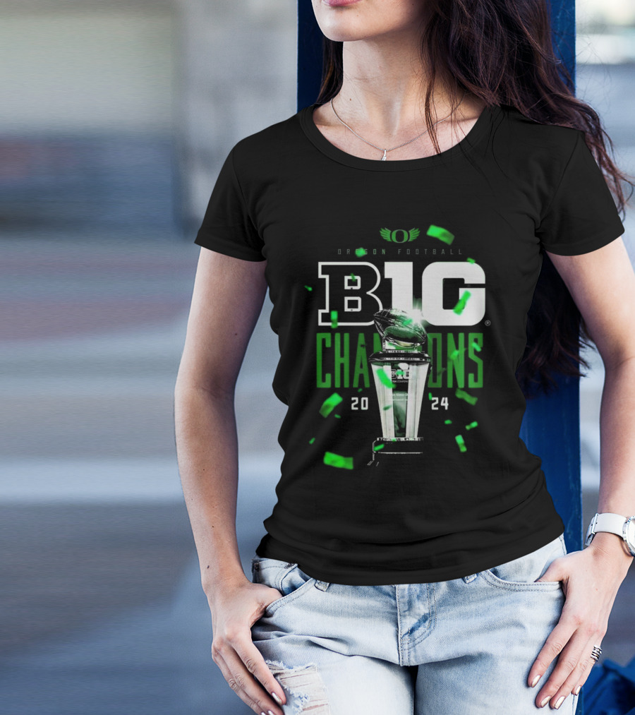 Oregon Football Big Ten Champions 2024 Cup T-Shirt