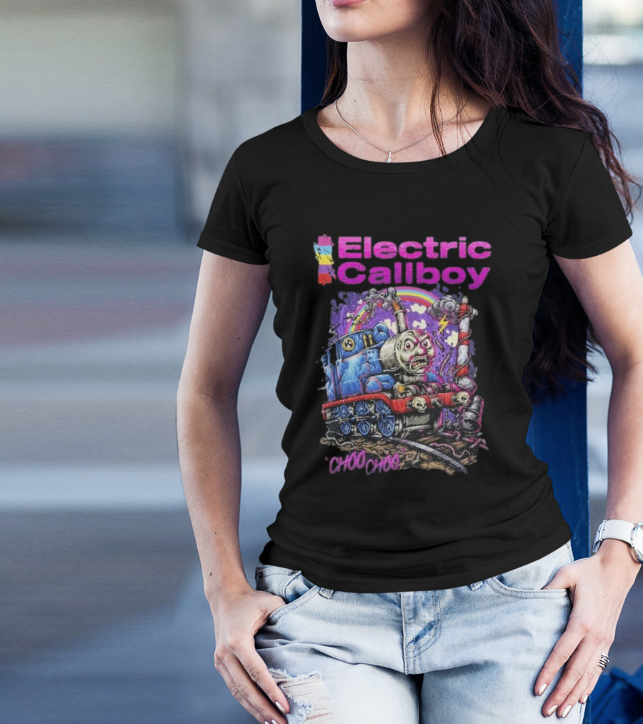 Electric Callboy Colorful Train Madness Choo Choo T-Shirt