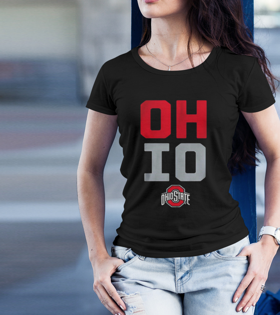 Ohio State OH-IO Slogan With Ohio State University T-Shirt