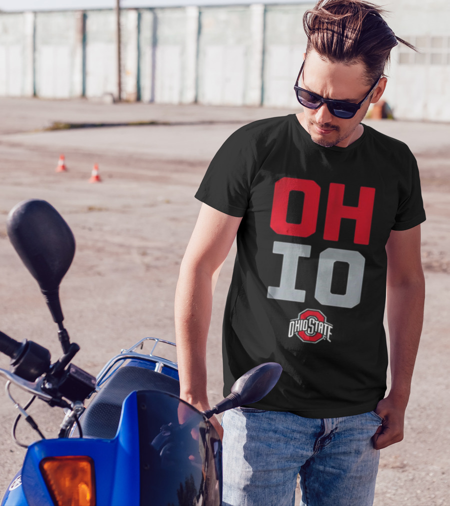 Ohio State OH-IO Slogan With Ohio State University T-Shirt