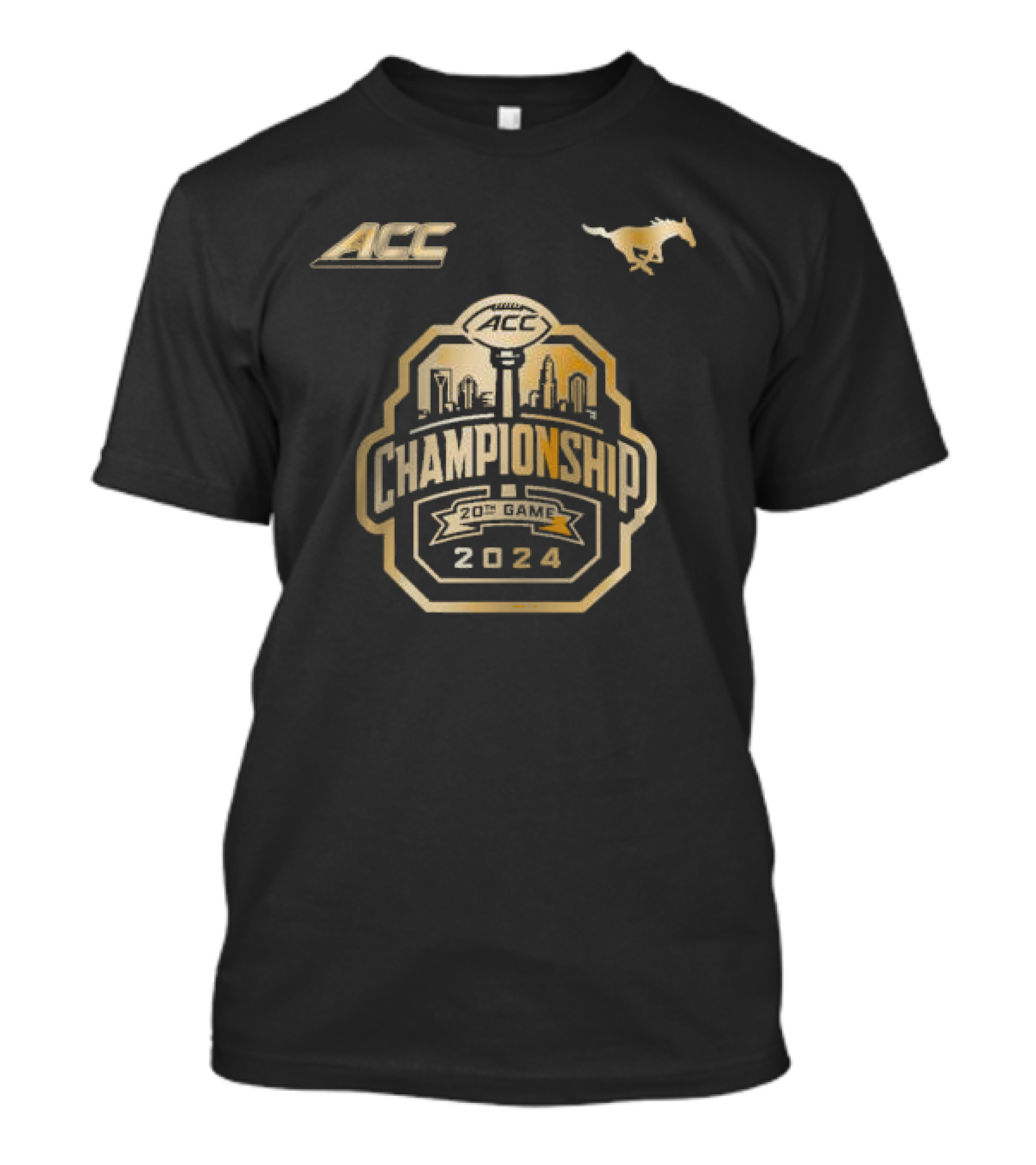 ACC Championship 2024 20th Game Logo Sports Event Badge T-Shirt
