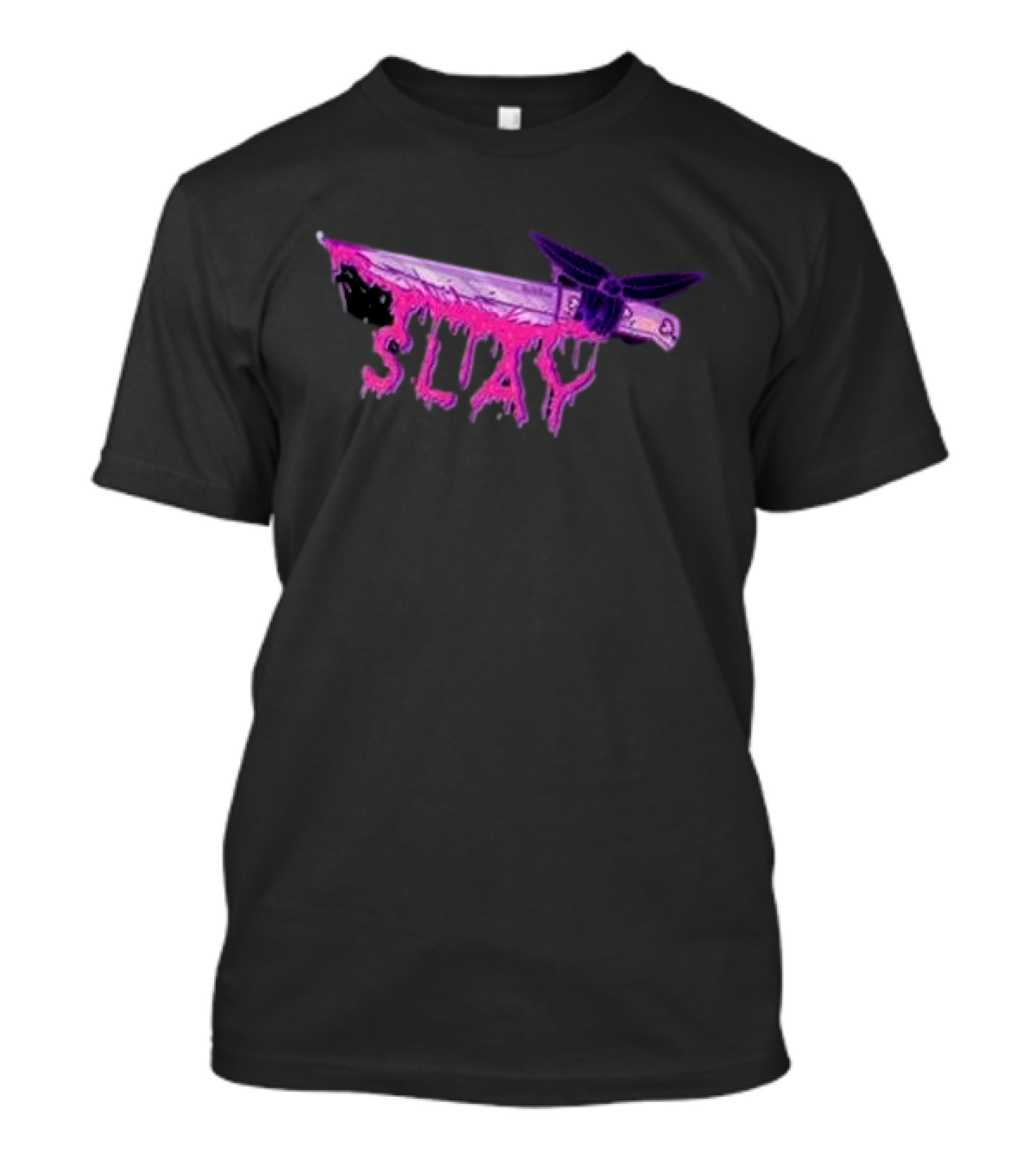 Weeby Newz Purple Knife Slay T-Shirt