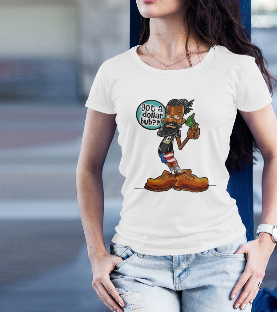 Damon Darling Got A Dollar Bub Character With Funky Style And Patriotic Colors T-Shirt