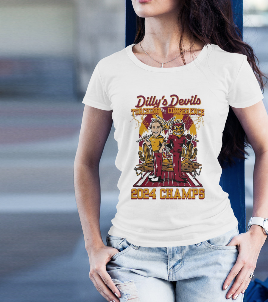 Dilly's Devils Torching The Conference 2024 Champs T-Shirt