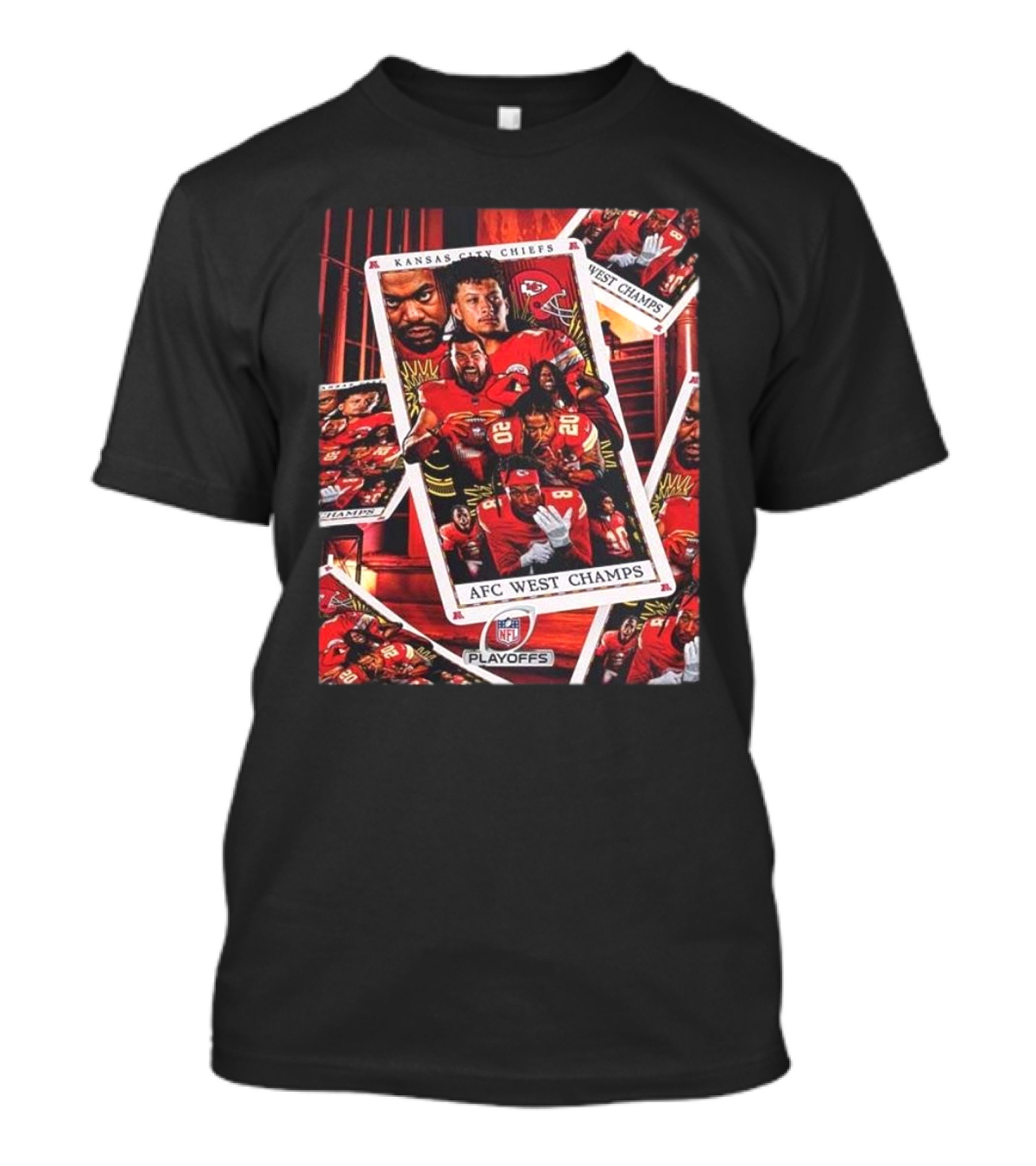 Kansas City Chiefs AFC West Champs NFL Playoffs T-Shirt