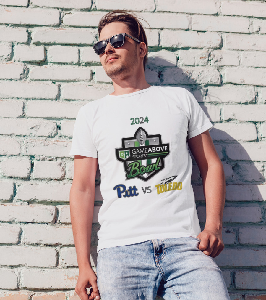 Pitt Panthers Vs Toledo Rockets 2024 GameAbove Sports Bowl December 26th NCAA Division T-Shirt