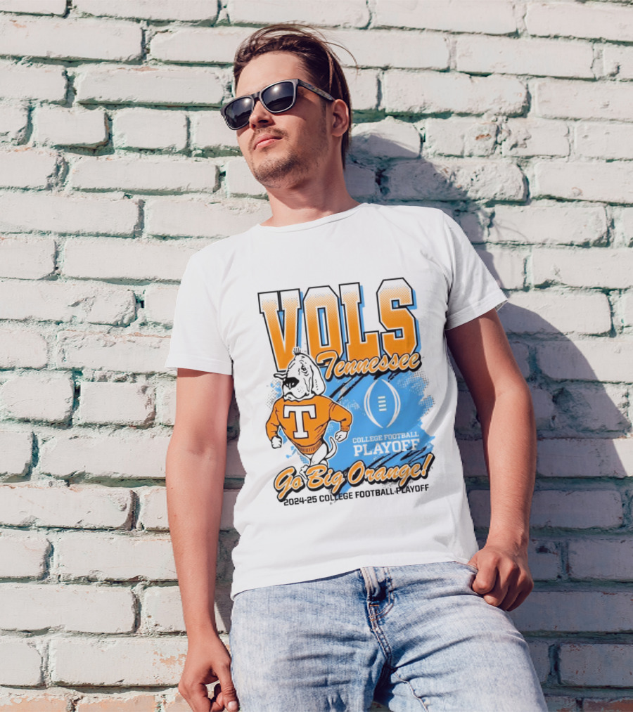 Tennessee Vols 2024-25 College Football Playoff Smokey Go Big Orange T-Shirt