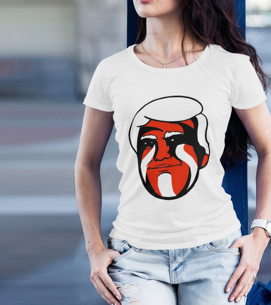 Donald Trump Cincinnati Bengals Face T-Shirt