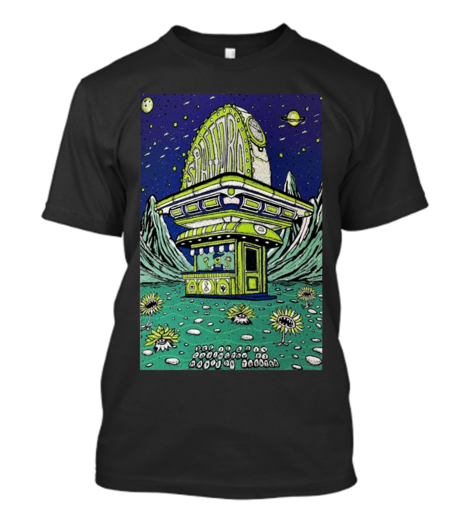 Spafford Concert December 11 2024 Covington KY Psychedelic Alien Landscape T-Shirt