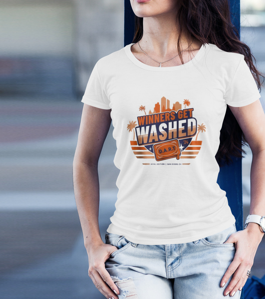 Winners Get Washed D.A.R.T Bowl Edition San Diego CA T-Shirt