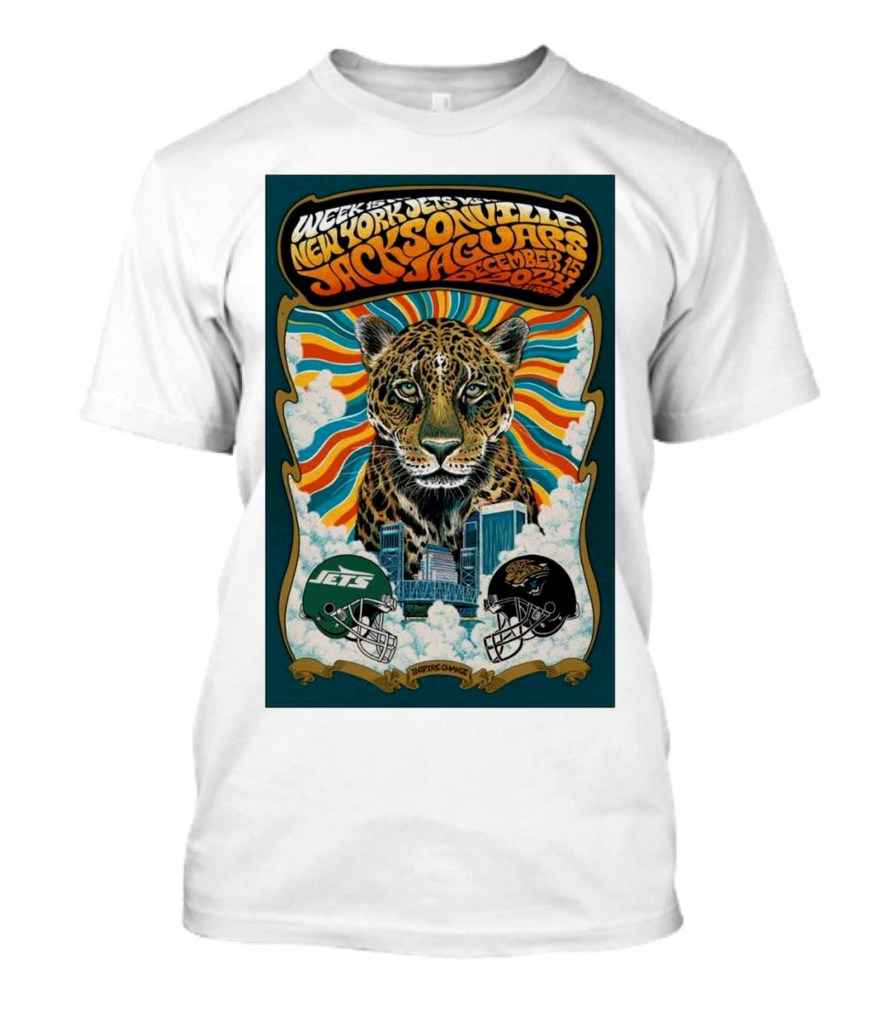 New York Jets Vs Jacksonville Jaguars December 15 2024 Week 15 T-Shirt