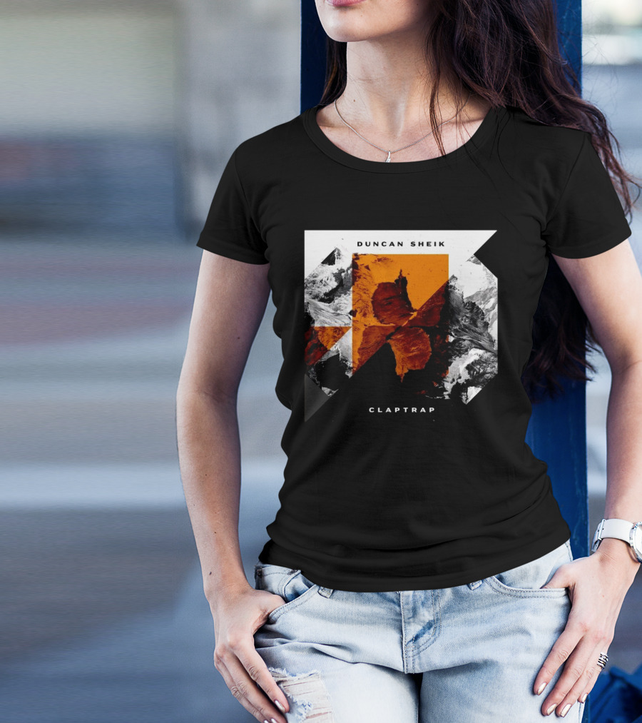 Duncan Sheik Claptrap Abstract Geometric Album Cover T-Shirt