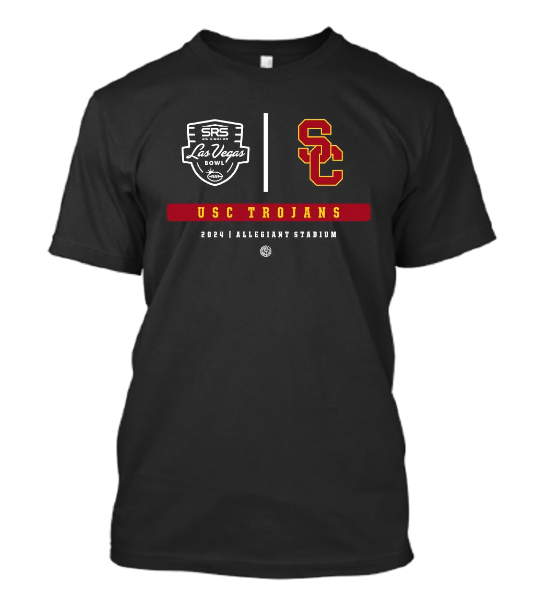 USC Trojans SRS Distribution Las Vegas Bowl 2024 Allegiant Stadium T-Shirt