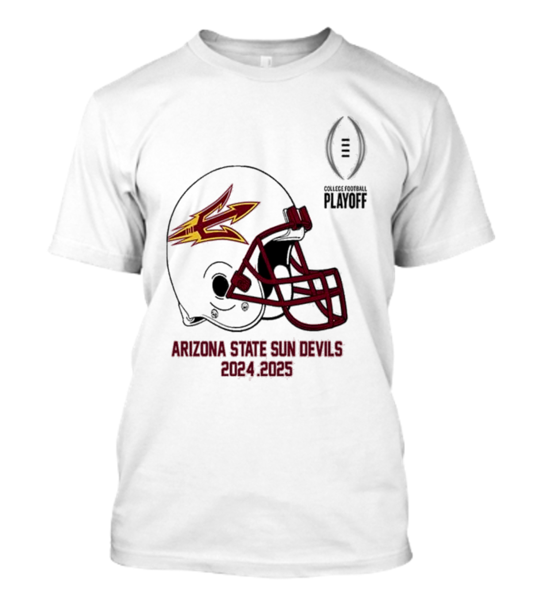 Arizona State Sun Devils College Football Playoff 2024-2025 Helmet NCAA Bowl Games T-Shirt