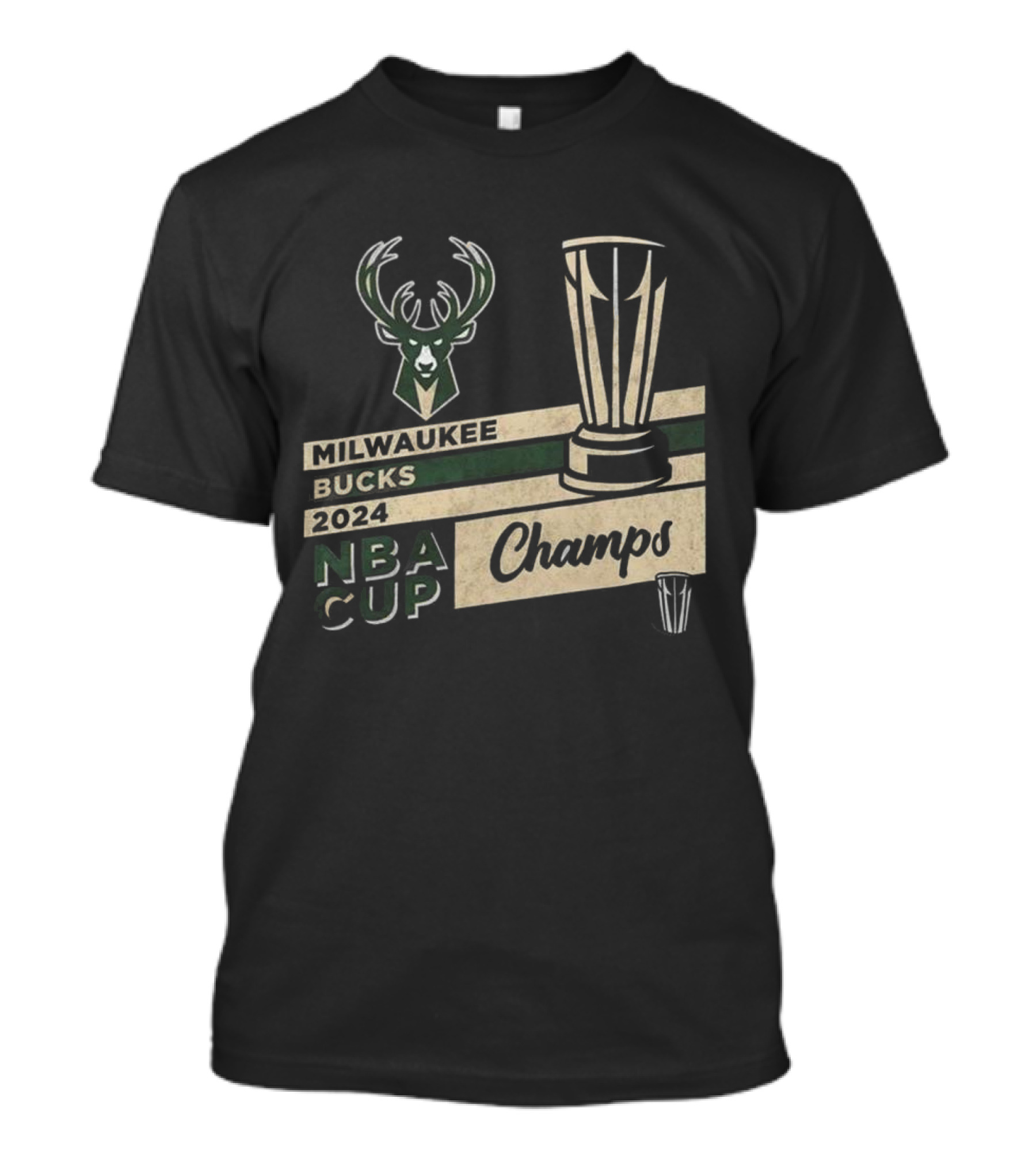 Milwaukee Bucks 2024 NBA Cup Champs T-Shirt